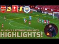 Highlights  arsenal vs manchester city  u18 fa youth cup semi final all the goals skills