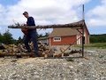 Log holder fast firewood