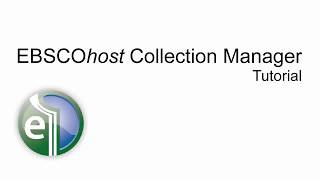 How Do I Create A Dda In Ebscohost Collection Manager?