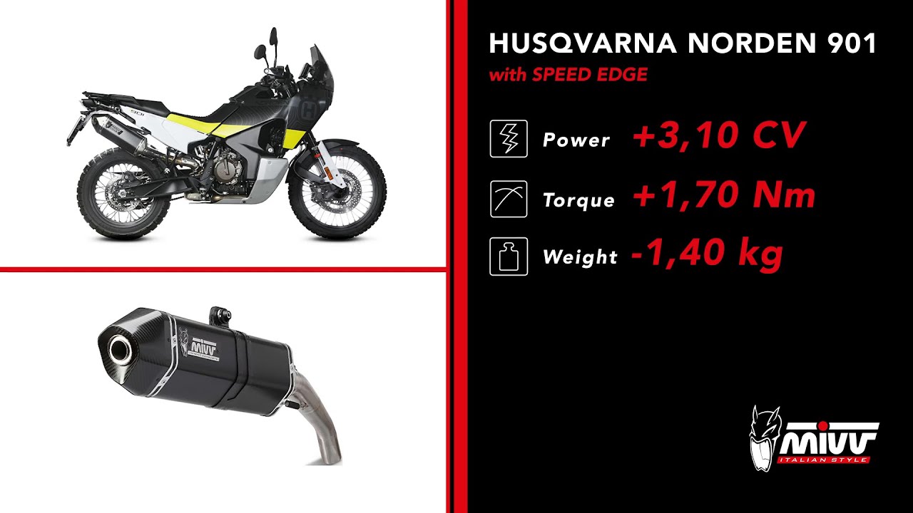 Exhaust Muffler Leovince LV ONE EVO BLACK EDITION for HUSQVARNA NORDEN 901  2023