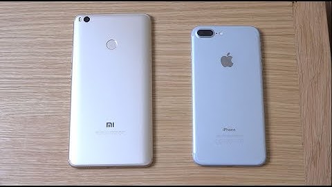 Xiaomi Mi Max 2 vs iPhone 7 Plus iOS 11 Beta 2 - Which is Fastest?