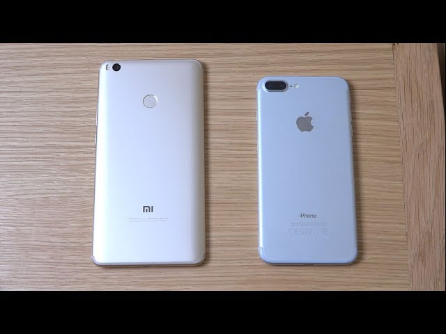 Xiaomi Mi Max 2 und Apple iPhone 7 Plus - Was ist am schnellsten?