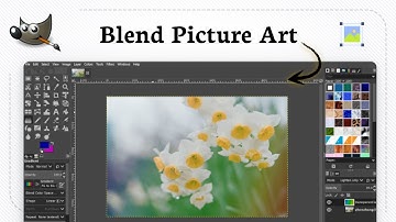 Afbeeldingen overlappen in GIMP (Smooth Merge)
