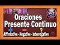 Oraciones Presente Progresivo En Ingles - Presente Continuo | Afirmativas Negativas - Lección # 8