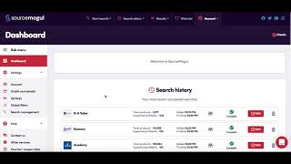 How To Start Category Searches In SourceMogul
