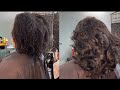 How to Silk Press and Curl on Natural Hair -TENSION METHOD, NO RELAXER