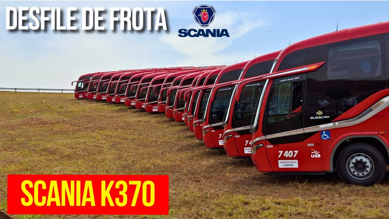 DESFILE DOS NOVOS SCANIA NB1 4x2 DA EXPRESSO ITAMARATI - 02/10/2025