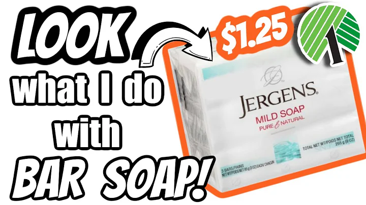 LOOK what I do with BAR SOAP | AMAZING