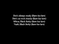 Spiderbait - Black Betty (Lyrics Video)