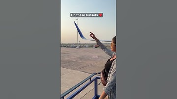 Thumbnail of One more beautiful sunset 🤩#sunset #traveltheworld #airindia #indigo #travel #travelingtrinetra