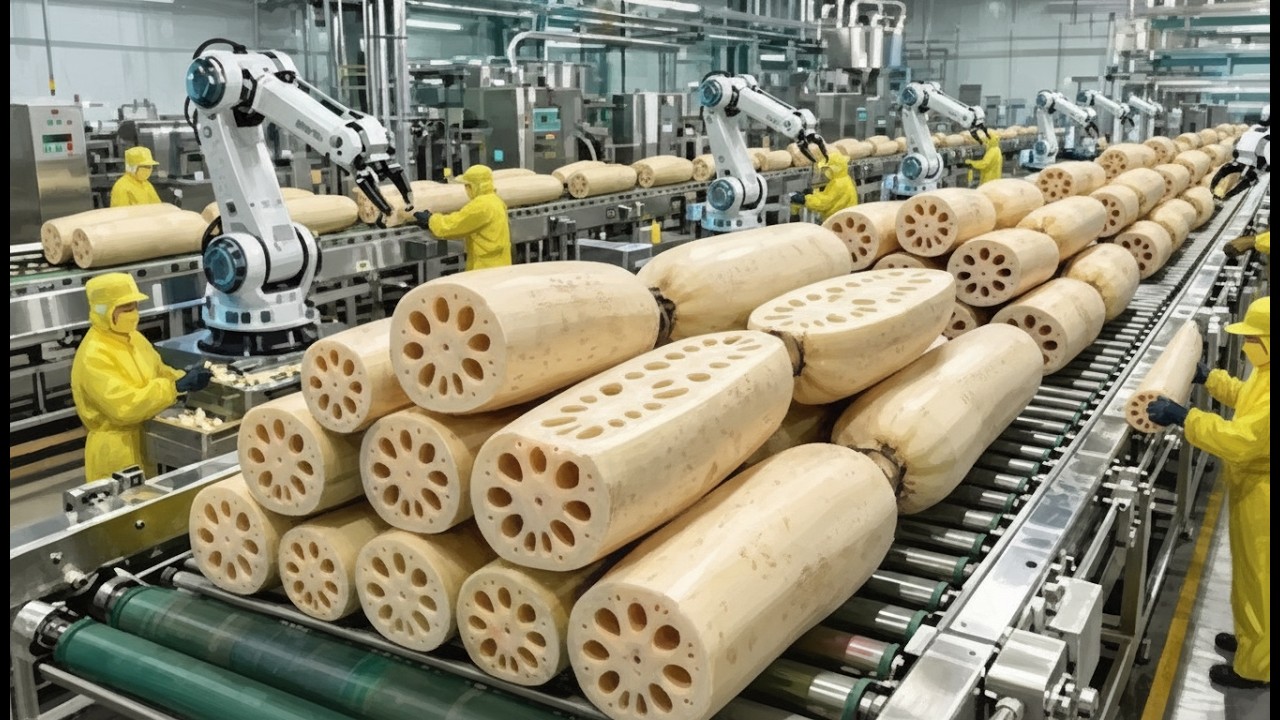 Rooted Zen Processing Inside a High-Tech Lotus Root Processing Plant You Didn’t Know Existed ...