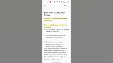 Production Issue|Functional Testing interview question|Scenario based