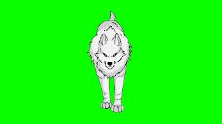 ✔️GREEN SCREEN EFFECTS: White Wolf