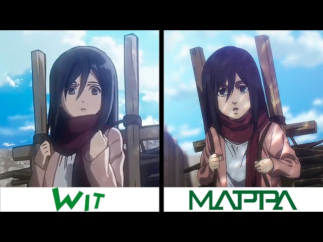 MAPPA vs WIT STUDIO (part 3) - Attack On Titan Season 4 Part 3 Cour 1 