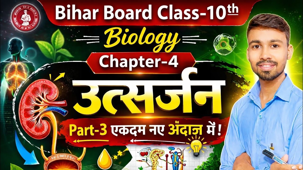 | BIHAR BOARD | CLASS-10th | BIOLOGY | Chapter-4 | उत्सर्जन | Part-3 | By.Rahul Sir 