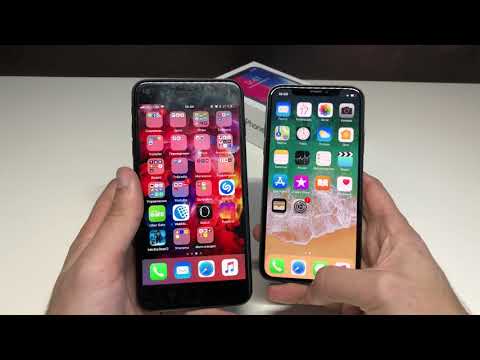iPhone X vs iPhone 7 Plus Jet Black | Сравнение двух моделей