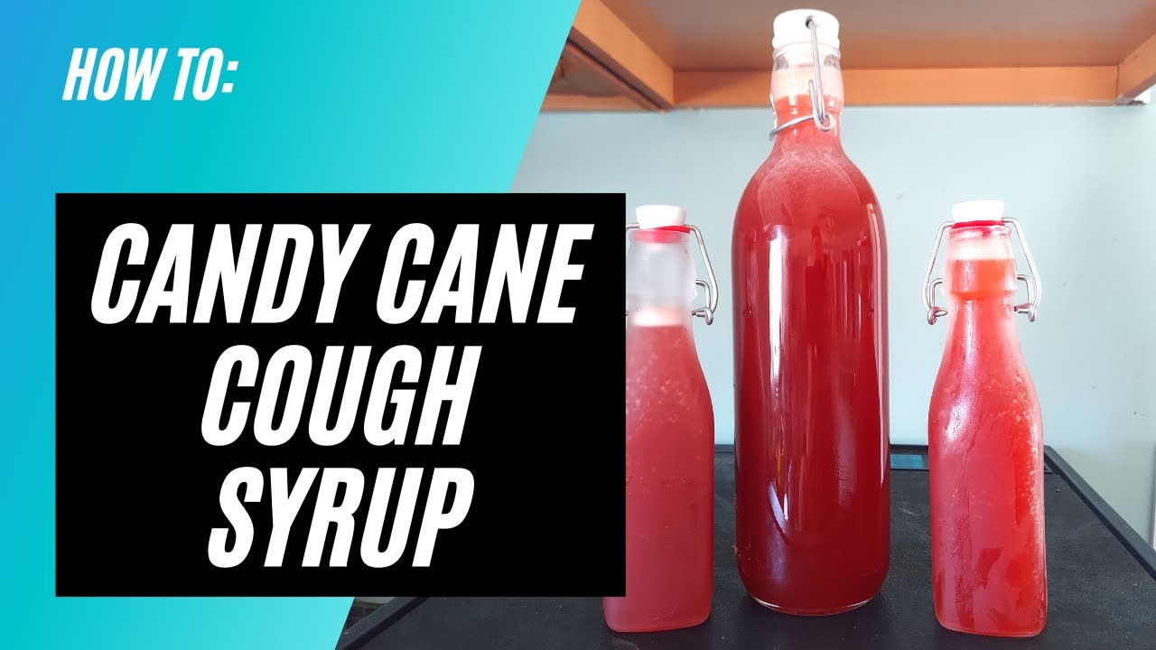 Candy Cane Cough Syrup / How to Make - YouTube
