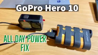 GoPro Hero 10 recording on EXTERNAL POWER FIX |  NOT ENOUGH POWER Error | MUST WATCH BEFORE BUYING
