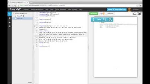 LaTeX Tutorial pt 6   Tables and Matrices in LaTeX Low | LaTeX Tutorials