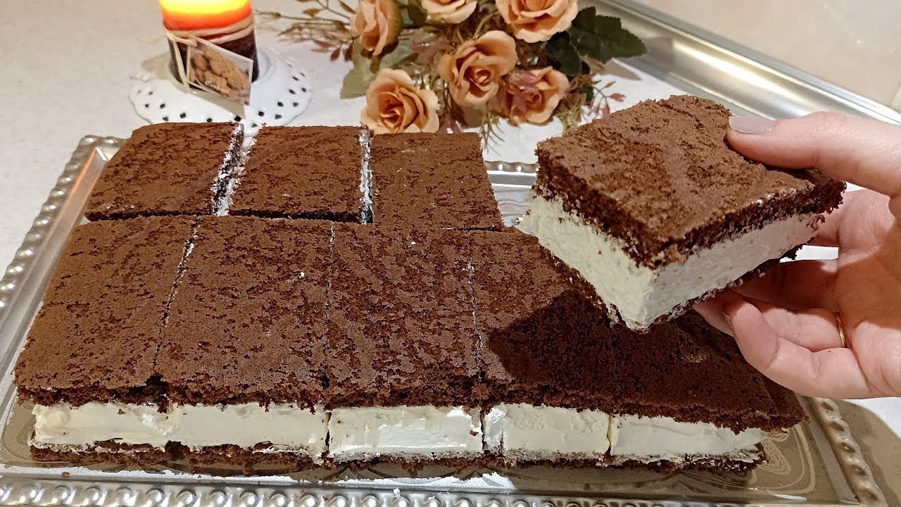 Kinder milk šnite, omiljeni slatkiš detinjstva, za malo novca isti ukus kao kupovne 🥰