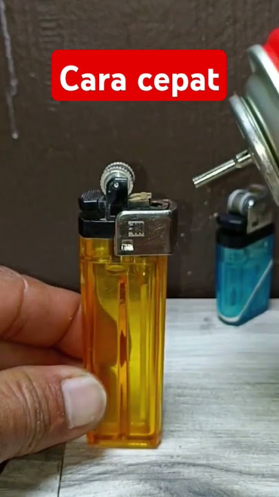cara mengisi gas korek... #kreasi #diy #tutorial #idebermanfaat #korekgas #viralshort