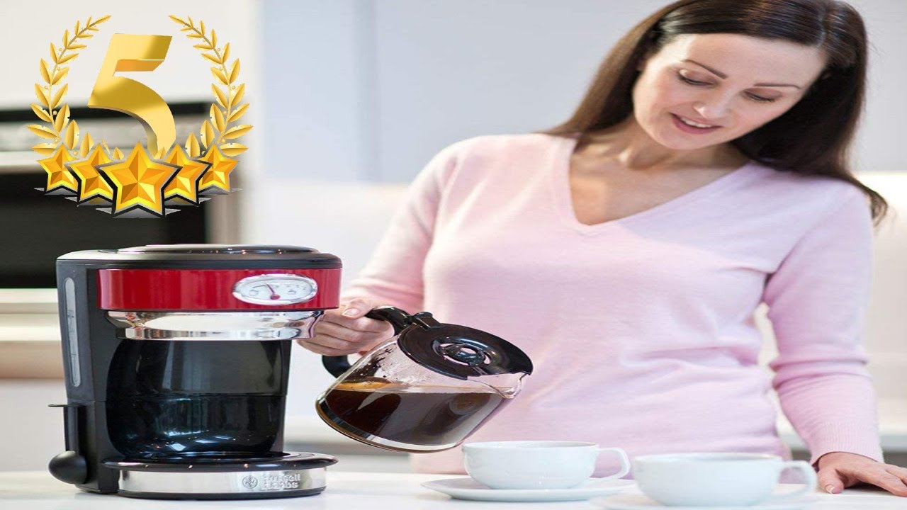 🔴Russell Hobbs Retro - Cafetera de Goteo (Jarra Cafetera para 10 Tazas,  1000 W, Acero Inox, ) - YouTube