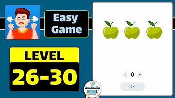 Easy Game Level 26 27 28 29 30 Walkthrough