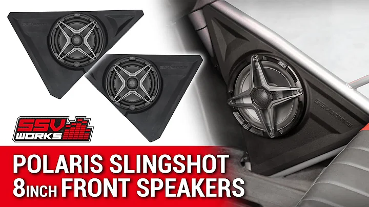 SSV Works Polaris Slingshot 8 inch Front Speaker Pods