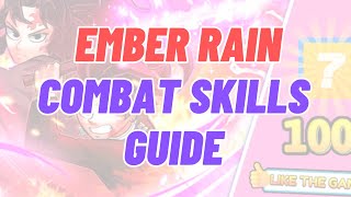 Ember Rain Combat Skills Guide - List of All Combat Skills