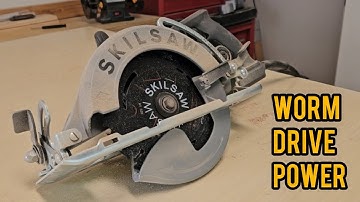 SKIL SPT77W-01 Worm Drive Saw: Unbox and Test