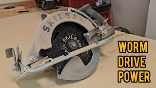 SKIL SPT77W-01 Worm Drive Saw Unbox and Test
