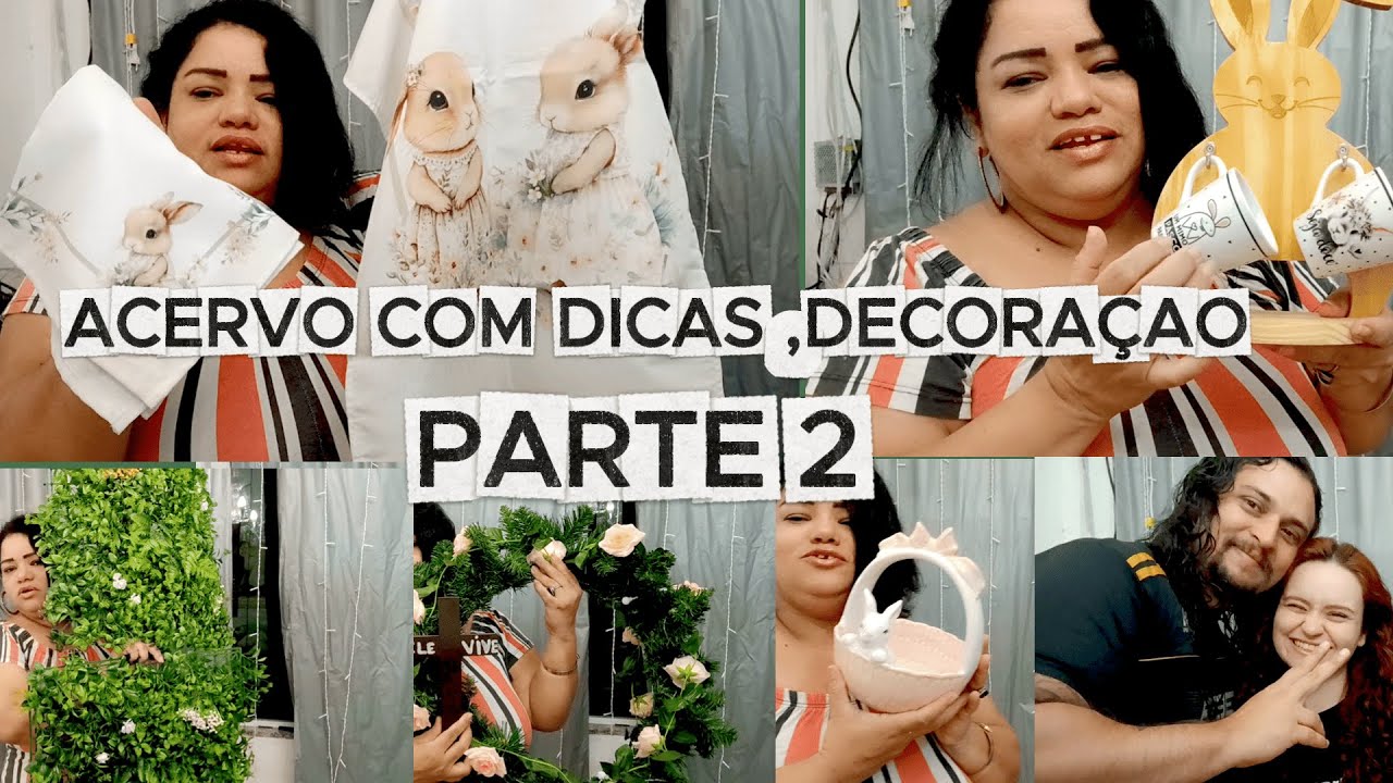 ACERVO DE PÁSCOA 2026 COM DICAS DECORAÇAO,PARTE 2 ,BORA LÁ.