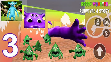 Green Monster Survival 4 Story - Gameplay Walkthrough Part 3 - New Update (Android, iOS)