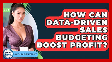 How Can Data-driven Sales Budgeting Boost Profit? - Sales Pro Blueprint