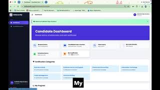 My Certifications in Candidate Portal in Skills Certify