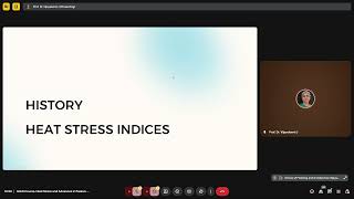 L03 Heat Stress Indices Used in Researches, Case Studies