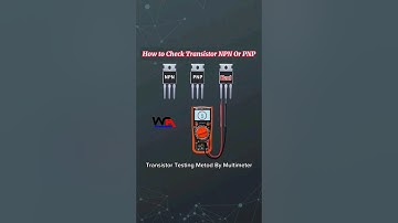 How to Check Transistor NPN or PNP #Transistor #transistors #diyelectronics