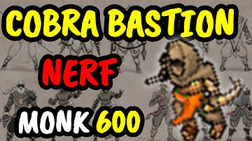 TIBIA MONK HUNT - LAST NERF - COBRA BASTION LVL 600