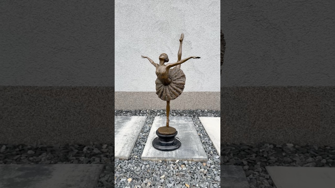 Bronze Ballerina Statue &ndash; Elegant Handmade Dance Sculpture