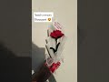 Anniversary Bouquet for the Prettiest Love Story ❤️🌹 | Handmade Pipe Cleaner | #shorts #viral #diy