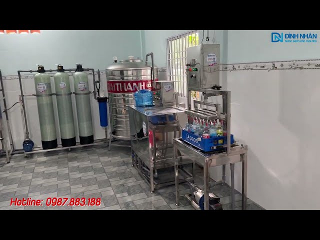 Cần mua máy gì khi mở xưởng nước đóng bình, đóng chai?