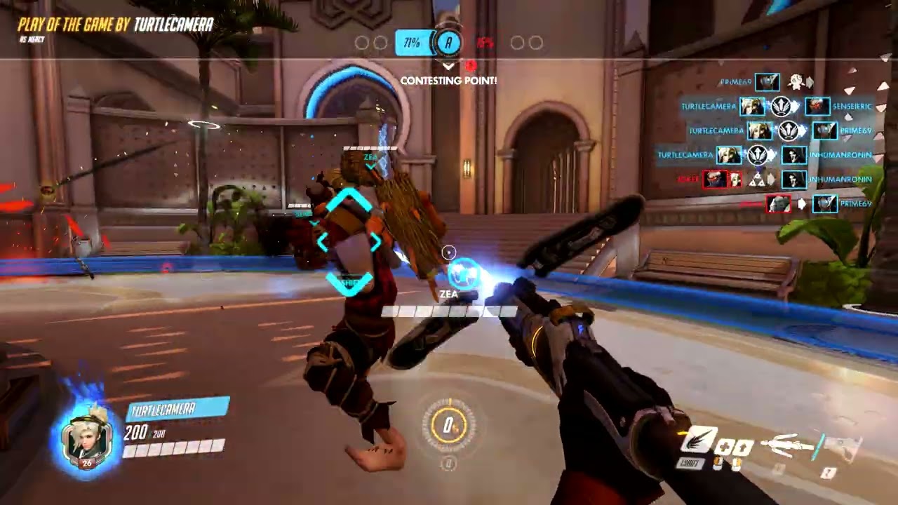 Видеообзор игры за Мерси в Overwatch от 5 августа 2017 года, 