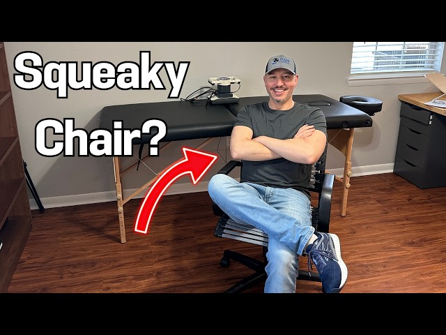 How To Fix a Squeaky Office Desk Chair - YouTube