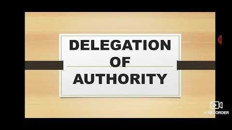 DELEGATION OF AUTHORITY ( PROCESS) PART-2 FOR NTA NET COMMERCE AND MANAGEMENT