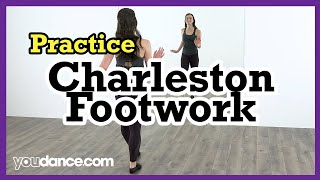 Practice the Charleston Footwork - Beginner Jazz | YouDance.com
