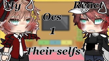 || My Ocs React to Theirselfs || Part 1/2 || Funny + Angst || Tw:Swearing || NotSkylar || Desc❤️