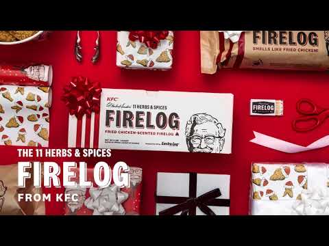 The sights, sounds, and smells of the holiday season are in the air – and that includes the mouthwatering, unmistakable scent of fried chicken coming from your fireplace! After selling out two years in a row, KFC’s famous 11 Herbs & Spices Firelog from Enviro-Log® is back exclusively in select Walmart stores and on Walmart.com.
