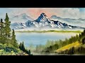 New Mountain Landscape - Wet on Wet Paintings (Painting with Mike)