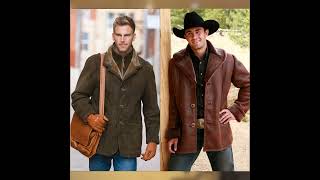 Sheepskin coats for men 🧥#style #outfits #coat #clothing