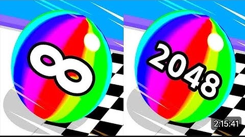 Ball Run 2048 - Gameplay Walkthrough Part 963C Infinity Mode New Best Record 4096AN (iOS, Android)